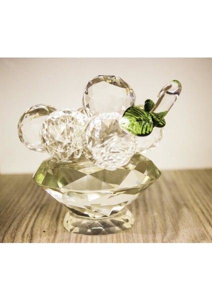 Antioch Artdesign Kristal Üzüm Salkımı Biblo Ev Dekor Hediyelik Eşya