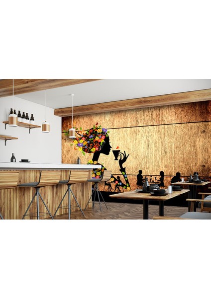 Coffee Kafe Tarz Duvar Kağıdı