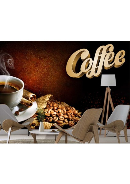 Coffee Kafe Tarz Duvar Kağıdı