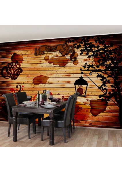 Coffee Kafe Tarz Duvar Kağıdı