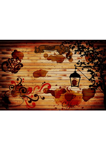 Coffee Kafe Tarz Duvar Kağıdı fiyatları