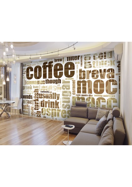 Coffee Kafe Tarz Duvar Kağıdı