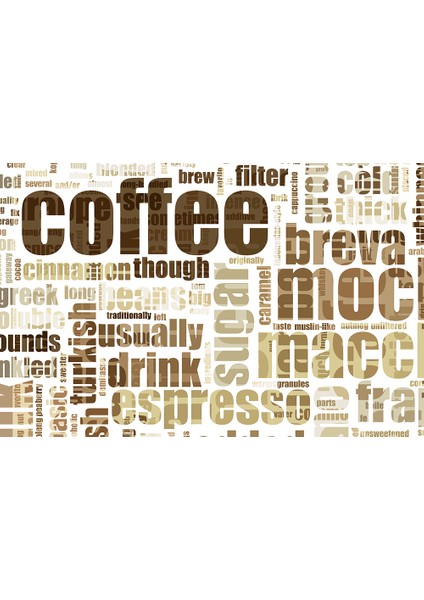 Coffee Kafe Tarz Duvar Kağıdı fiyatları