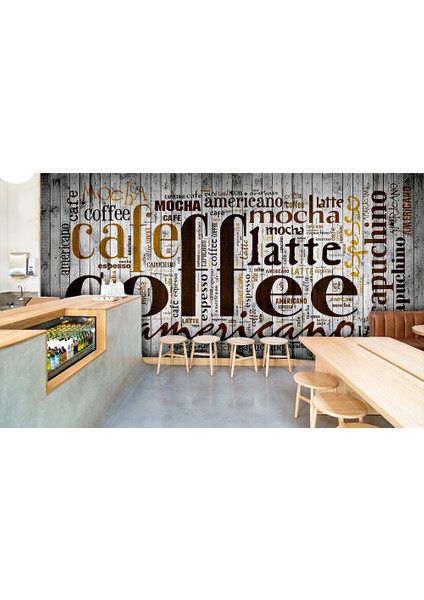 Coffee Kafe Tarz Duvar Kağıdı