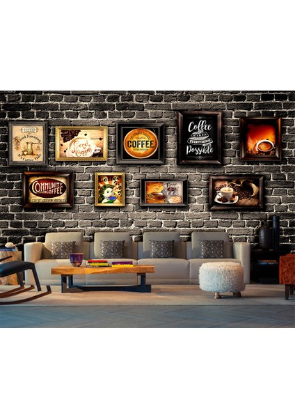 Coffee Kafe Tarz Duvar Kağıdı