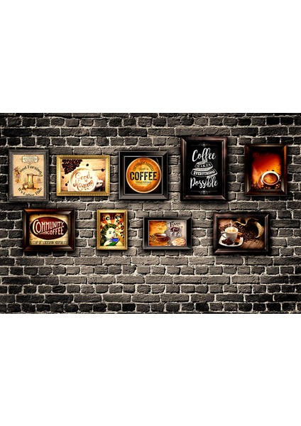 Coffee Kafe Tarz Duvar Kağıdı fiyatları