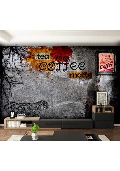 Coffee Kafe Tarz Duvar Kağıdı