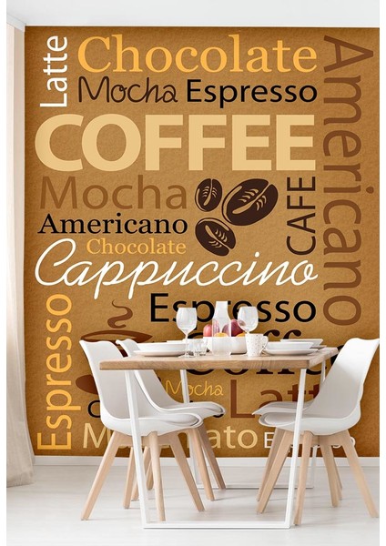 Coffee Kafe Tarz Duvar Kağıdı