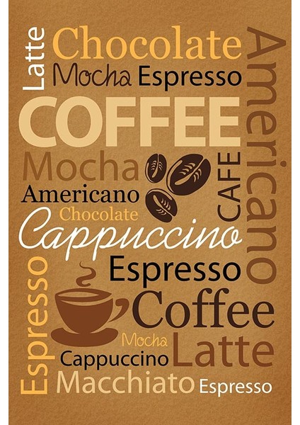 Coffee Kafe Tarz Duvar Kağıdı fiyatları