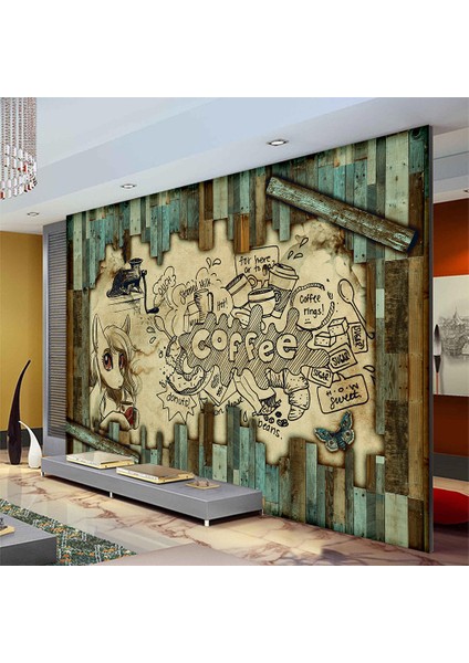 Coffee Kafe Tarz Duvar Kağıdı