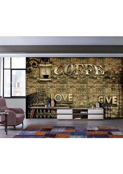 Coffee Kafe Tarz Duvar Kağıdı
