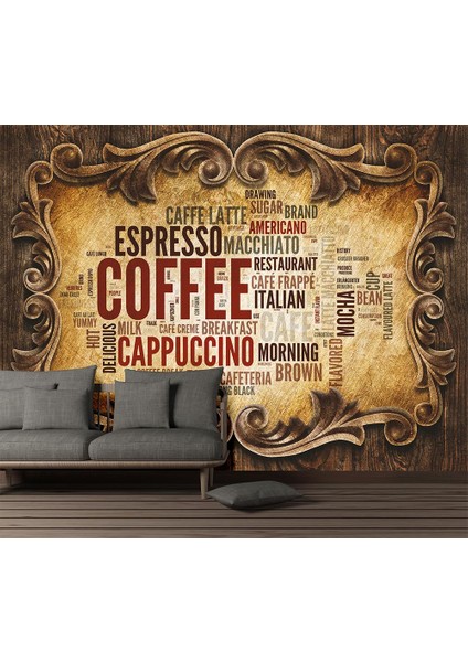 Coffee Kafe Tarz Duvar Kağıdı