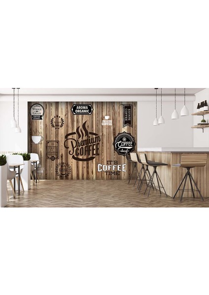 Coffee Kafe Tarz Duvar Kağıdı