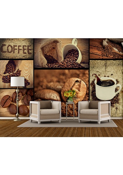 Coffee Kafe Tarz Duvar Kağıdı