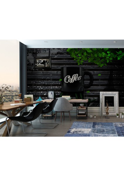 Coffee Kafe Tarz Duvar Kağıdı