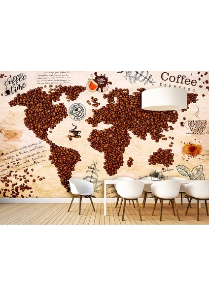 Kahve Çekirdekleri Kafe Duvar Kağıdı