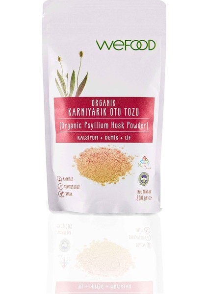 Organik Karnıyarık Otu (Psyllium) Tozu 200 gr