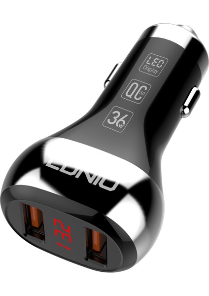 Ldnıo Hızlı Araç Şarj Cihazı 36W Type C-C2