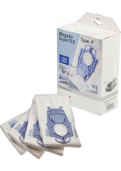 Bosch Bsg 82433 Sentetik Kumaş Toz Torbası - 4 Adet (Kutulu)