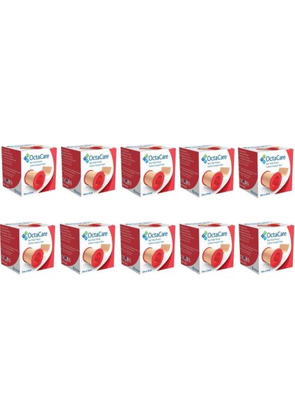 C0505 Tıbbi Bez Flaster 5m x 5cm 10 Adet