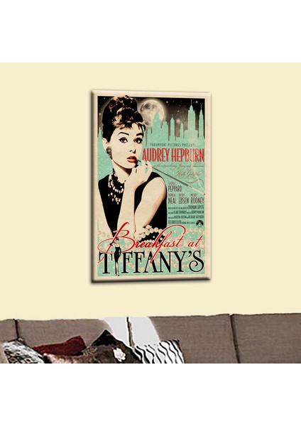 Talya Tablo Audrey Hepburn Vintage Kanvas Tablolar