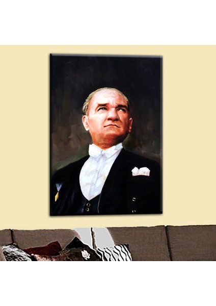 Atatürk Yağlıboya Kanvas Tablo