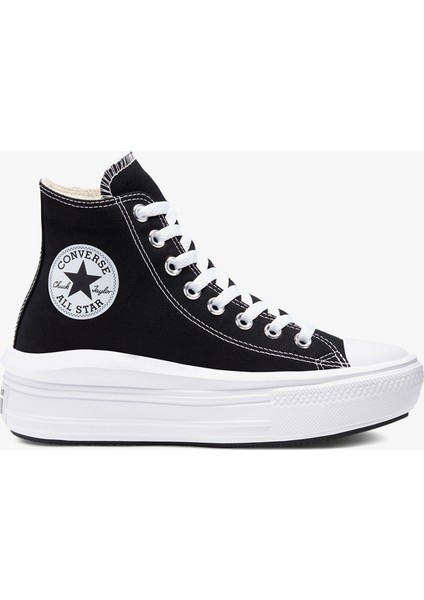 Chuck Taylor All Star Move Platform Hi Kadın Siyah Sneaker 568497C.001