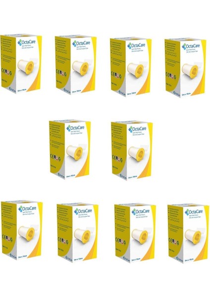 C1510 Tıbbi Ipek Flaster 5m x 10cm 10 Adet