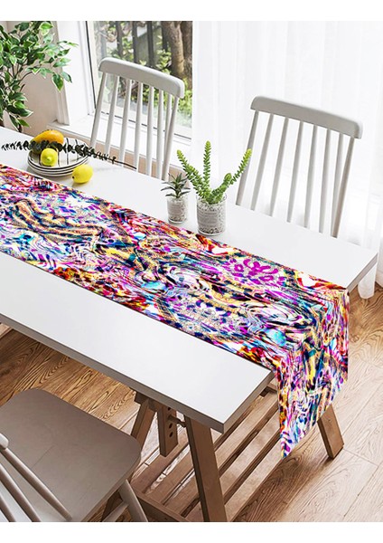 Renkli Leopar Desenli Dijtal Baskılı Modern Süet Runner fiyatları