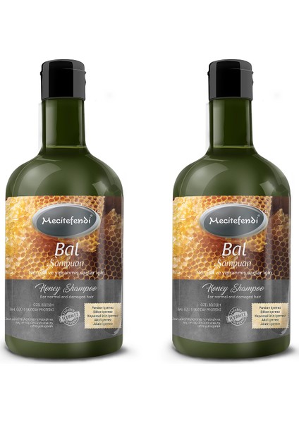 Bal Özlü Şampuan 400 ml x 2 Adet
