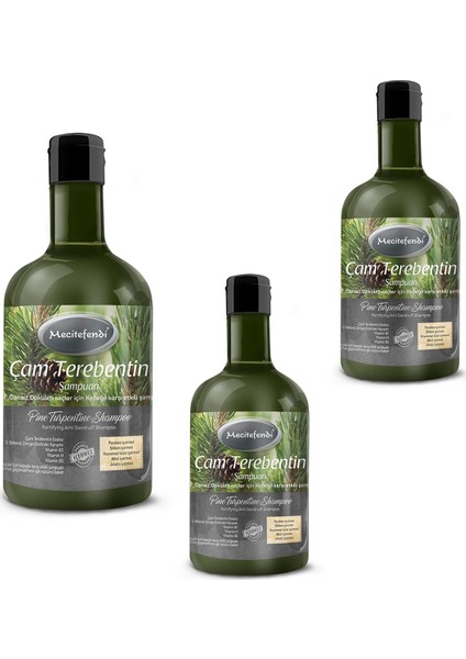 Çam Terebentin Şampuanı 400 ml x 3 lü