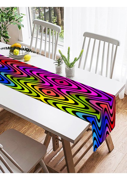 Multi Renkler Dijital Baskılı Modern Süet Runner fiyatları