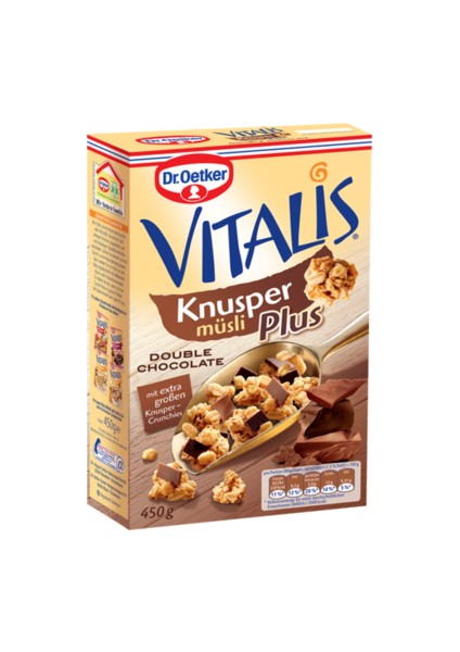 Dr Oetker Vitalis Duble Çikolatalı 450 gr x 3