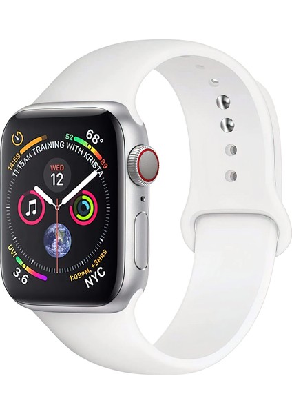 Apple Watch Uyumlu 2 38MM Kayış Spor Silikon Kordon