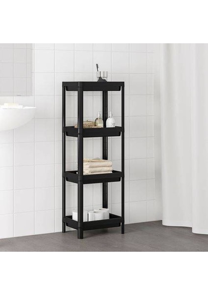 Vesken Banyo, Mutfak Rafı  4 Katlı  23*100 cm Beyaz