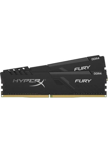 Hyperx Fury Black 32GB 3200MHZ Ddr4 CL16 Dımm (2X16) Gaming Bellek (HX432C16FB4K2/32)