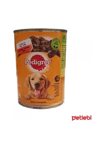Pedigre Köpek Konserve Biftek 400 gr 6'lı