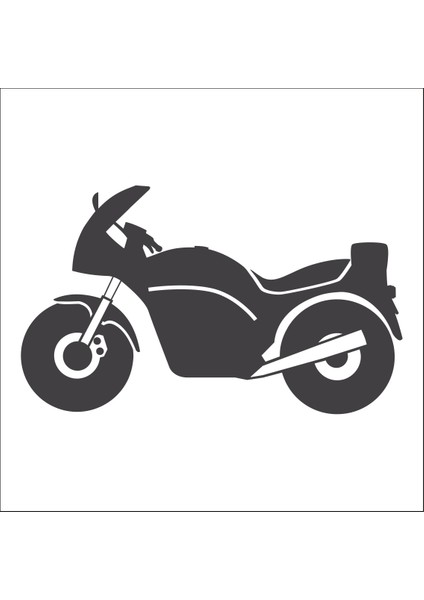 Motorsiklet Folyo Sticker 39 40 cm Uzunluk
