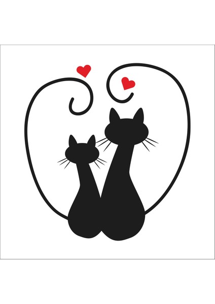 Kalpi Kedi Folyo Sticker 115 100 cm Uzunluk