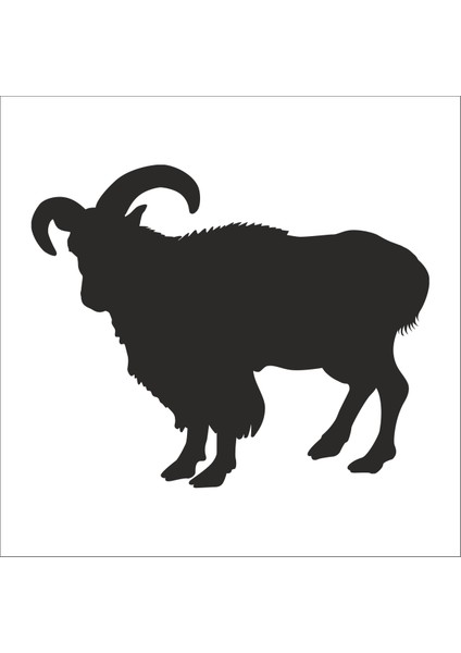 Dağ Keçisi Folyo Sticker 60 90 cm Uzunluk