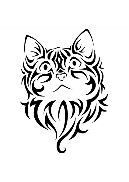 Kedi Folyo Sticker 139 30 cm Uzunluk