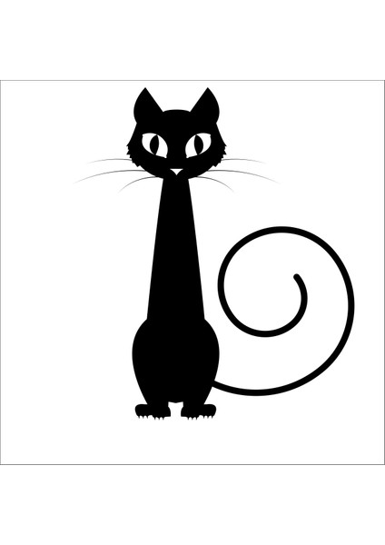 Kedi Folyo Sticker 202 40 cm Uzunluk