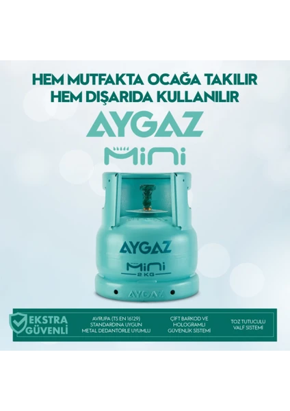 Mini Tüp + Mini Ocak Eko