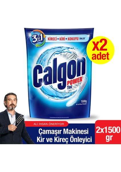 Çamaşır Makinesi Kireç Önleyici Toz 1500 gr x 2 Adet