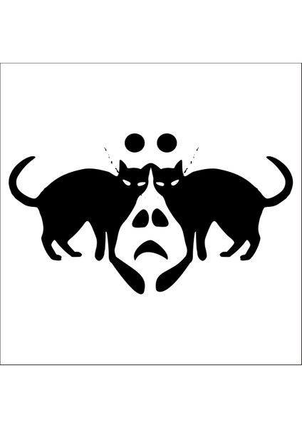 Kedili Hayalet Folyo Sticker 5 90 cm Uzunluk