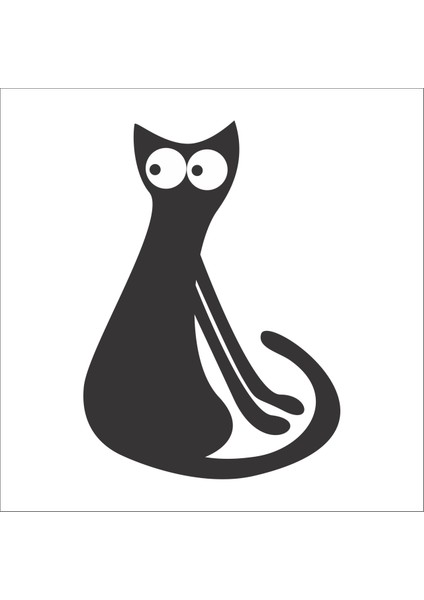 Kedi Folyo Sticker 210 130 cm Uzunluk