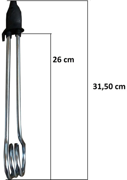 Su Isıtıcı Çelik 220 Volt