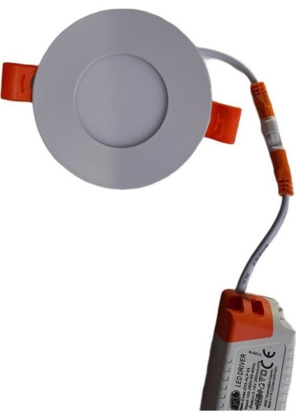 Yücel 3W LED Panel Eko Yuvarlak Günışığı 3000K