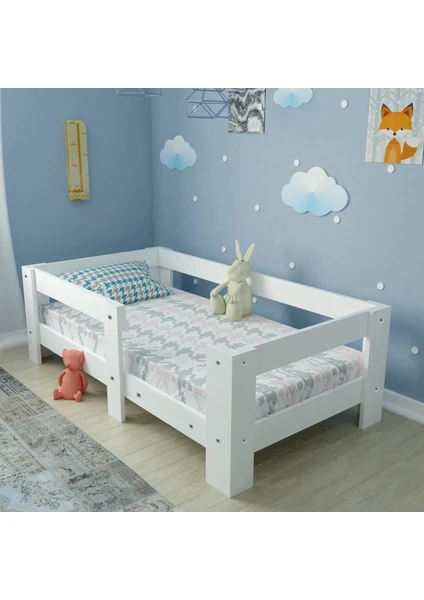 Montessori Mdf Bebek Karyola Y2 70x140 Uyumlu