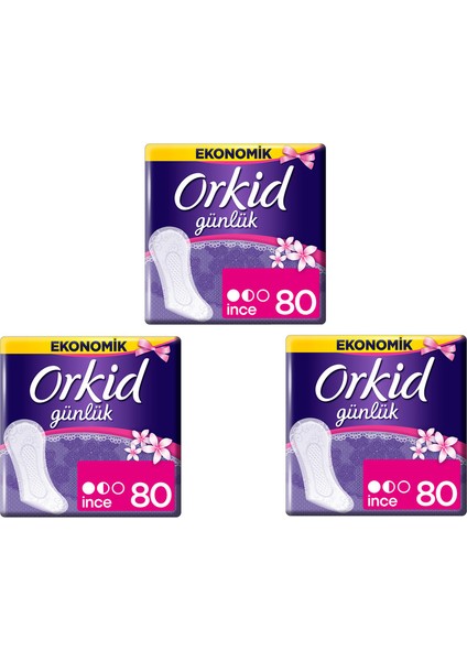 Deo Fresh Yaprak Pamuksu Günlük Ped Dev Ekonomi Paketi 80 Adet 3x